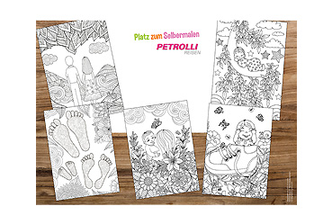 Goy greenlife - Ostern und Frühling -  Ausmalbogen-Set